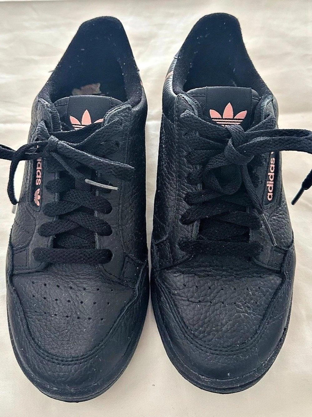 adidas Continental 80 Black Trace Pink Women's Black & Pink Sneakers US 6